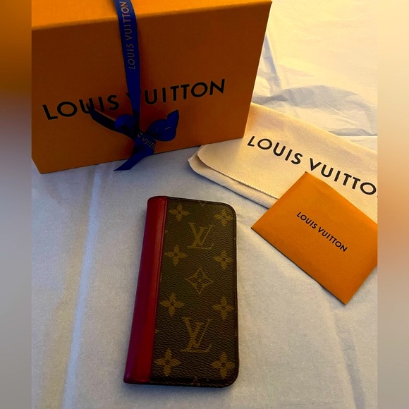 Louis Vuitton Monogram iPhone X Phone Case / Wallet - Picture 2 of 6